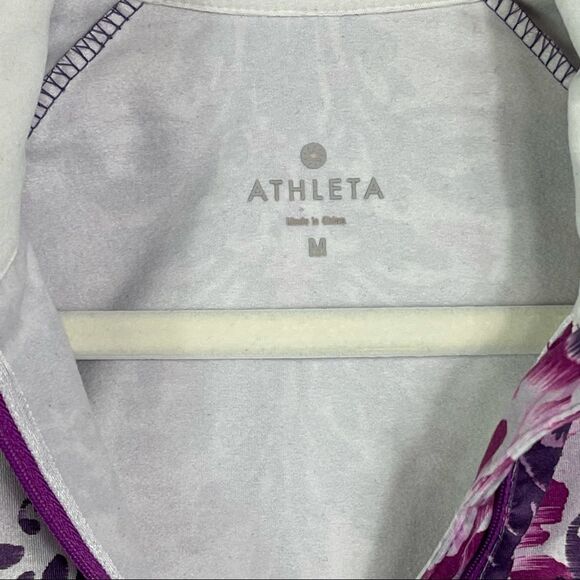 Athleta Sierra Thermal Floral Haze Half Zip - Picture 9 of 12